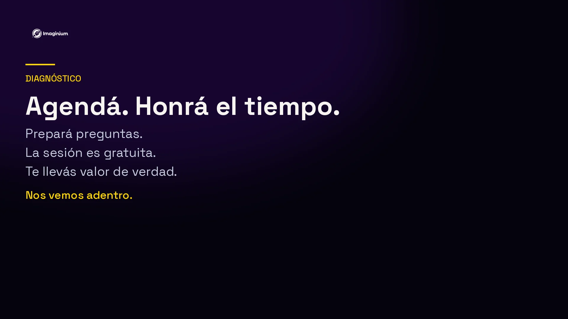 Honrá el tiempo